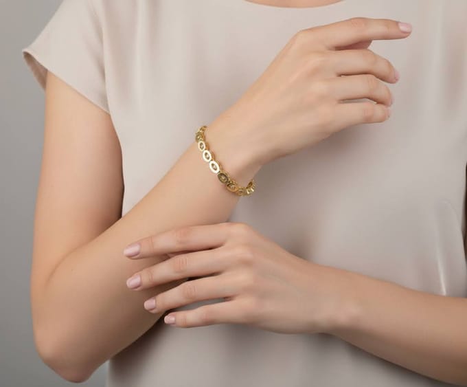 Christian ovale gouden armband