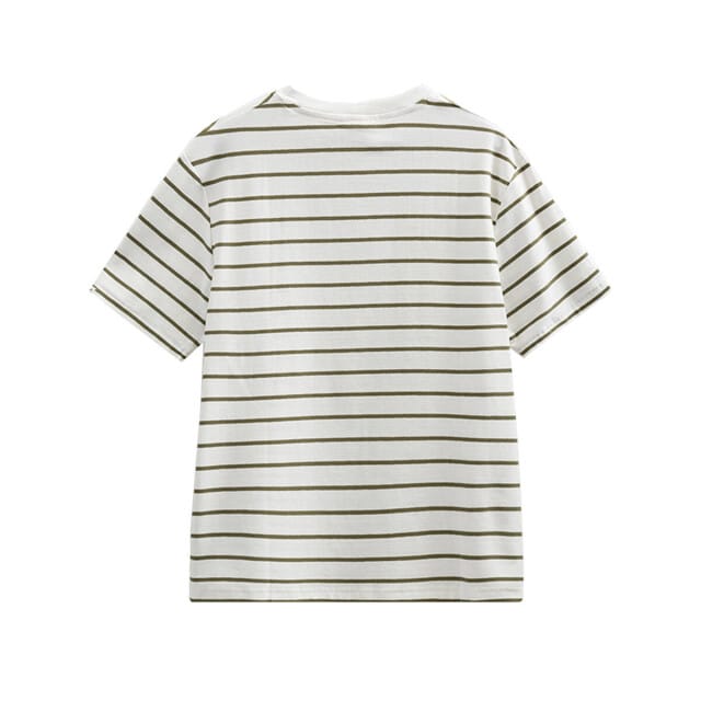 Anerkjendt Akvillads Seersucker T-Shirt wit