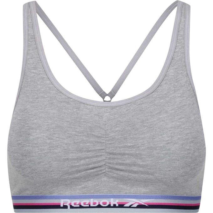 Reebok Jackie-sportbeha voor dames (Grijs Marl Marl)
