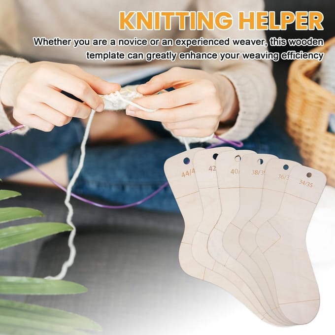 Dailygoods- Sokkenplank 6-delige set - Sokkenliniaal met