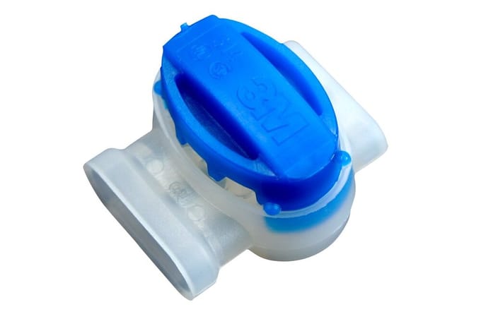 3M 314 Aansluiting Flexibel: 0.5-1.5 mm² Massief: 0.5-1.5 mm² Aantal polen: 3 50 stuk(s) Blauw