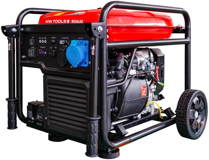 Benzine inverter generator 6,5 kW 230 V met elektrische start MW Tools BGI65E