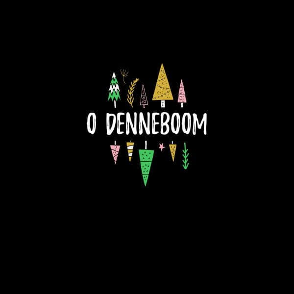 O Denneboom Dames T-Shirt - Zwart - 3XL