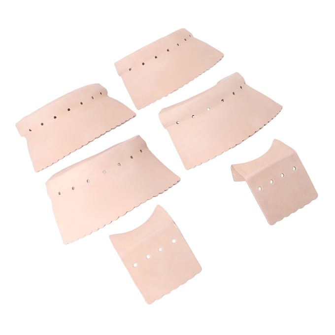 Protection de poche en cuir de vachette pour table de billard, accessoire beige