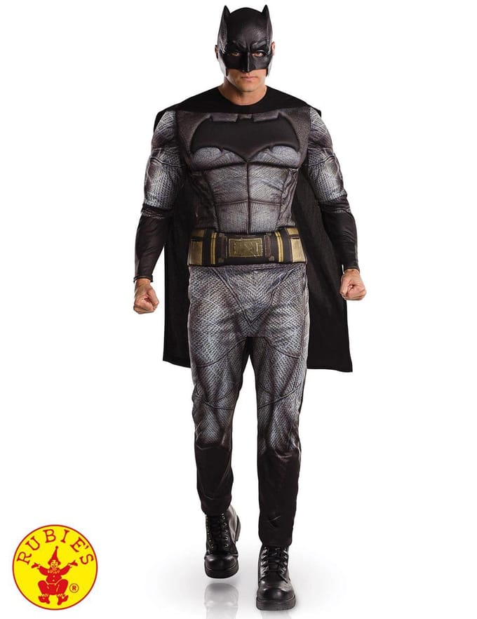 Rubie's Verkleedpak Batman Heren Polyester Zwart 2-delig Mt M