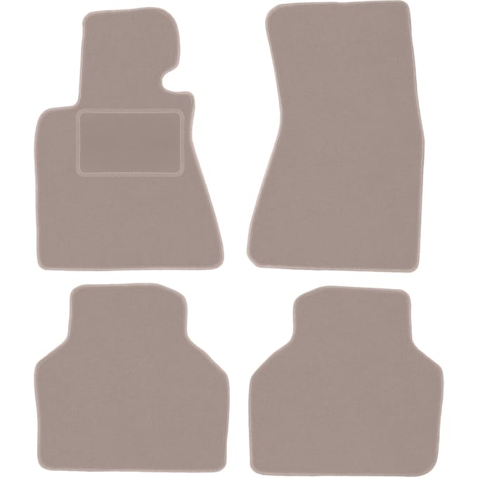 Beige veloursmatten voor: BMW 7 E66 sedan lang (2001-2008)