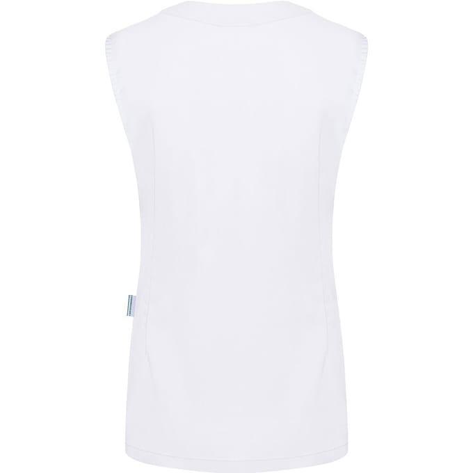 Karlowsky Dames/Dames Essential mouwloze werktuniek (Wit)
