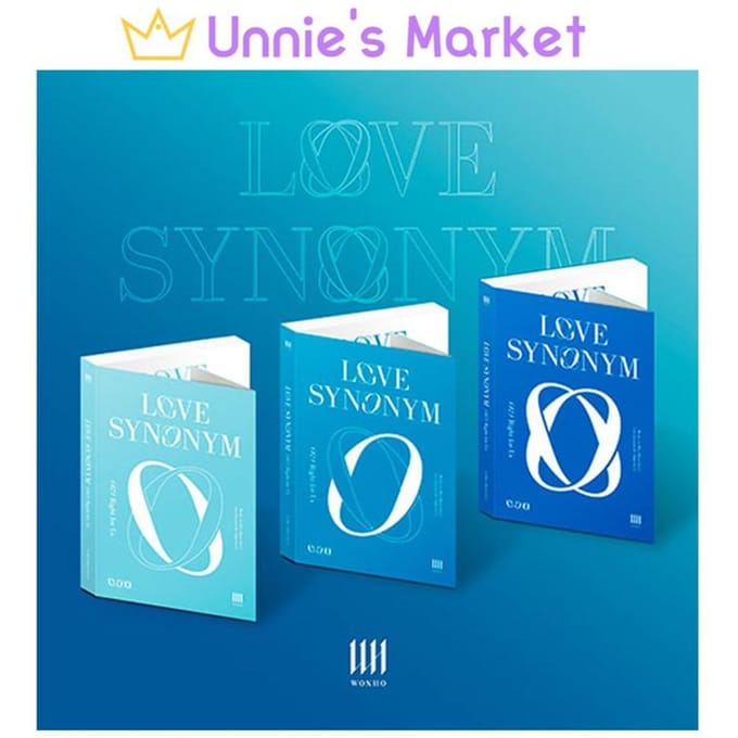 Wonho 1e Mini Album Deel 2 [Love Synonym #2 Right for Us] Random ver. blue