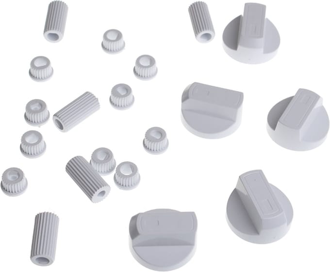 UNIVERSEEL - KIT UNIVERSEEL VAN 5 KNOP WIT - 228600066