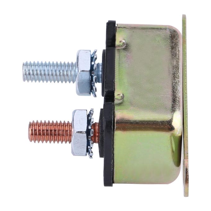 50A Auto Automatische Reset Stud Type Stroomonderbreker voor Auto Vrachtwagen RV white