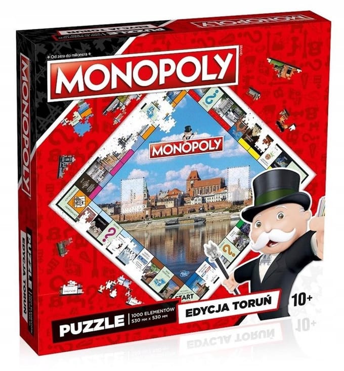 Monopoly Puzzel Toruń Premium 1000 Stukken