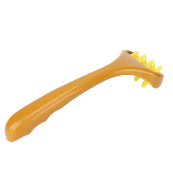 Fascia Massage Spierroller Draagbare Handmatige Fascia Blaster Roller Stick voor Spierverlichting beige