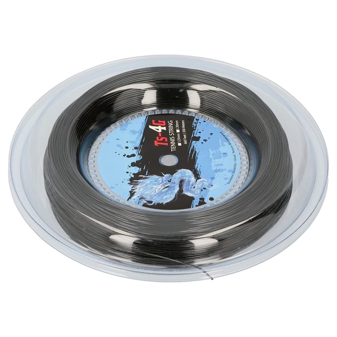200m duurzame polyester tennisracketsnaar, ronde, slagbestendige, harde racketsnaar(1,25 mm ) gray
