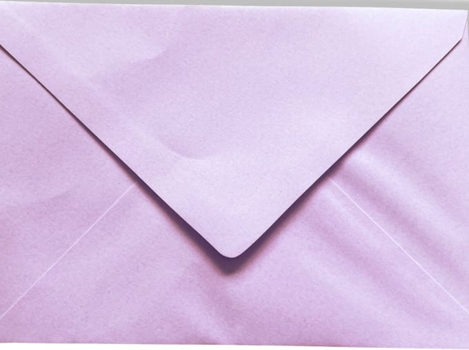 100 Luxe Enveloppen - B6 - Roze / Lila - 120x175mm - 120 grams -