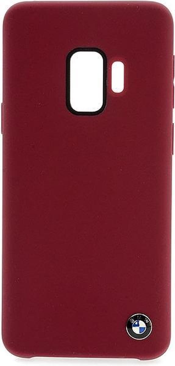 Rood hoesje BMW - Backcover - Galaxy S9 - Leer - Soft Touch - BMW Edition