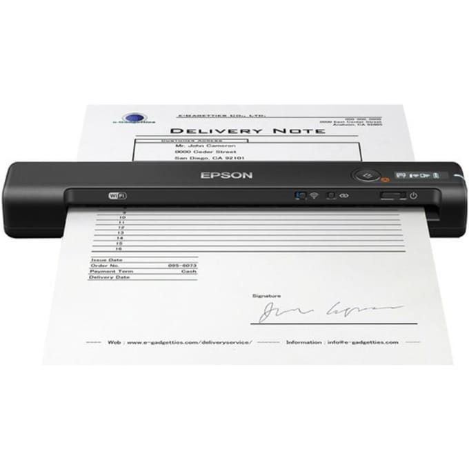 Epson WorkForce ES-60W draagbare scanner, 600 x 600 DPI, A4, zwart
