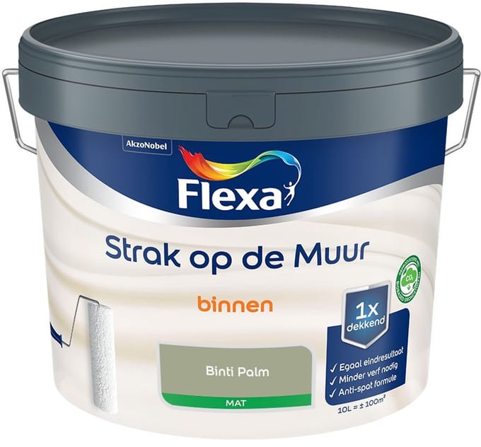 Flexa - Strak Op De Muur Binnen Mat - Binti Palm - Mengverf - 10 L
