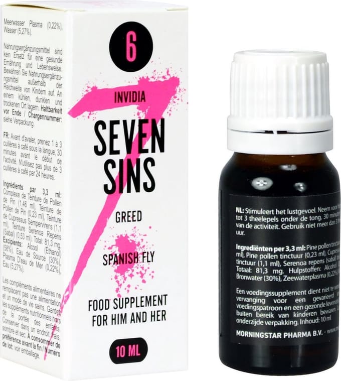 Seven Sins - Greed - Lustopwekker - 15 milliliter