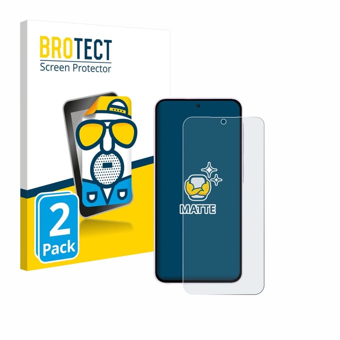 BROTECT - Screenprotector voor Samsung Galaxy A56 5G (case-friendly) - Folie Beschermfolie matte 2 Stuks