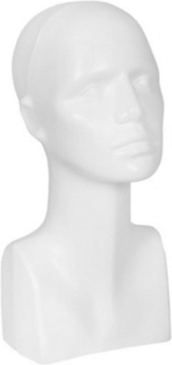 Gruppo Corso Paspop Hoofd Dames Wit - Mannequin Hoofd - Etalage Hoofd