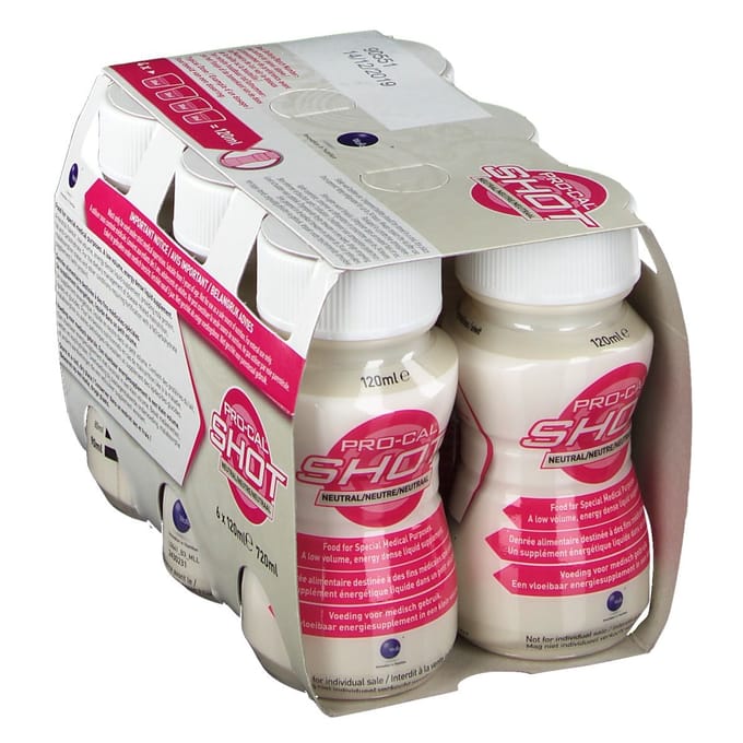 Pro-Cal Shot Neutraal 6x120 Drinkbare oplossing