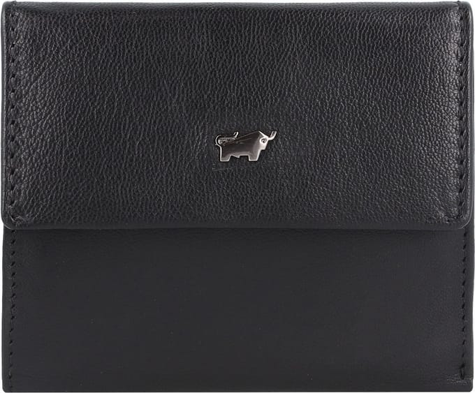 Braun Büffel Anna Portemonnee RFID Leer 11 cm - Dames - Horizontaal - schwarz