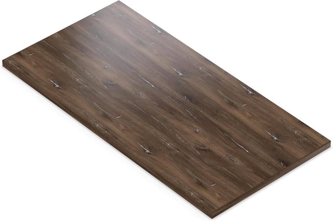 Tafelblad - Bureau blad - Werkblad maken - Robuuste ABS-rand - 90x50 cm - Eiken