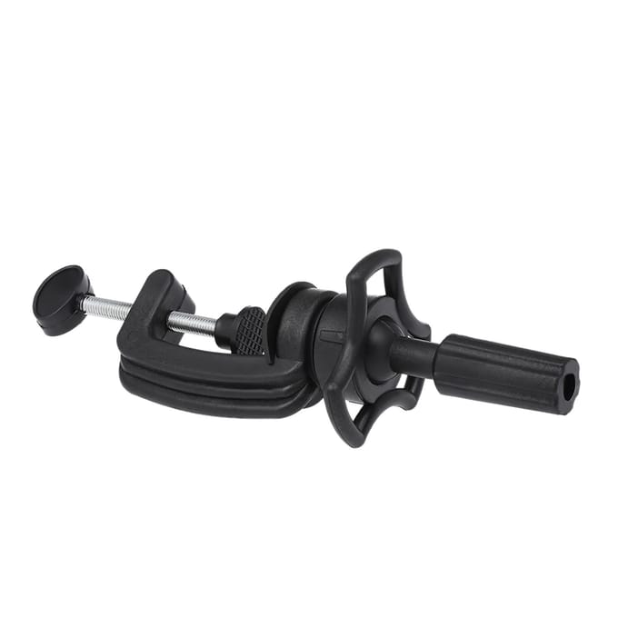 Mannequin Trainingshoofd Standaard Pruikenhouder Standaard Bureau Tafelklem Plastic Metaal Haaraccessoire Tool black