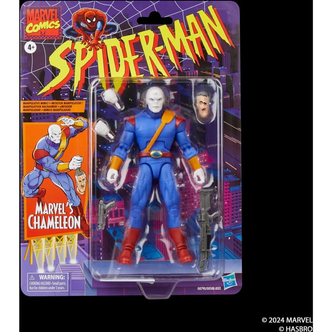 Marvel Legends Series Marvel's Chameleon, Retro Comics Collectible 6-Inch Scale Action Figure