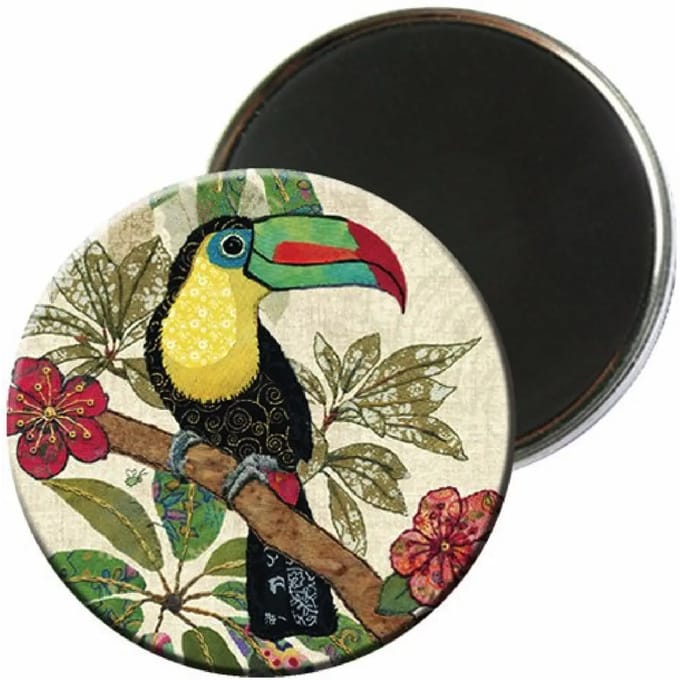 Ronde toekan magneet Kiub Bug Art Amys