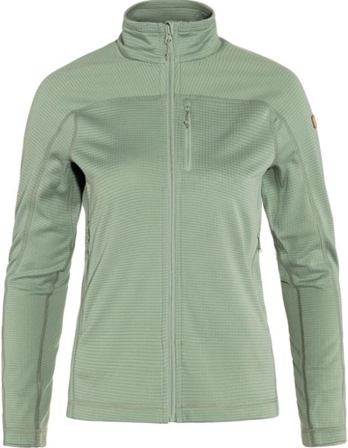 FJALLRAVEN Abisko lite fleece jkt w misty green - 36