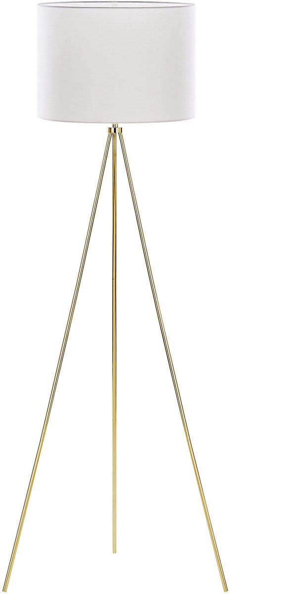VISTULA - Staande lamp - Wit/Goud - Metaal