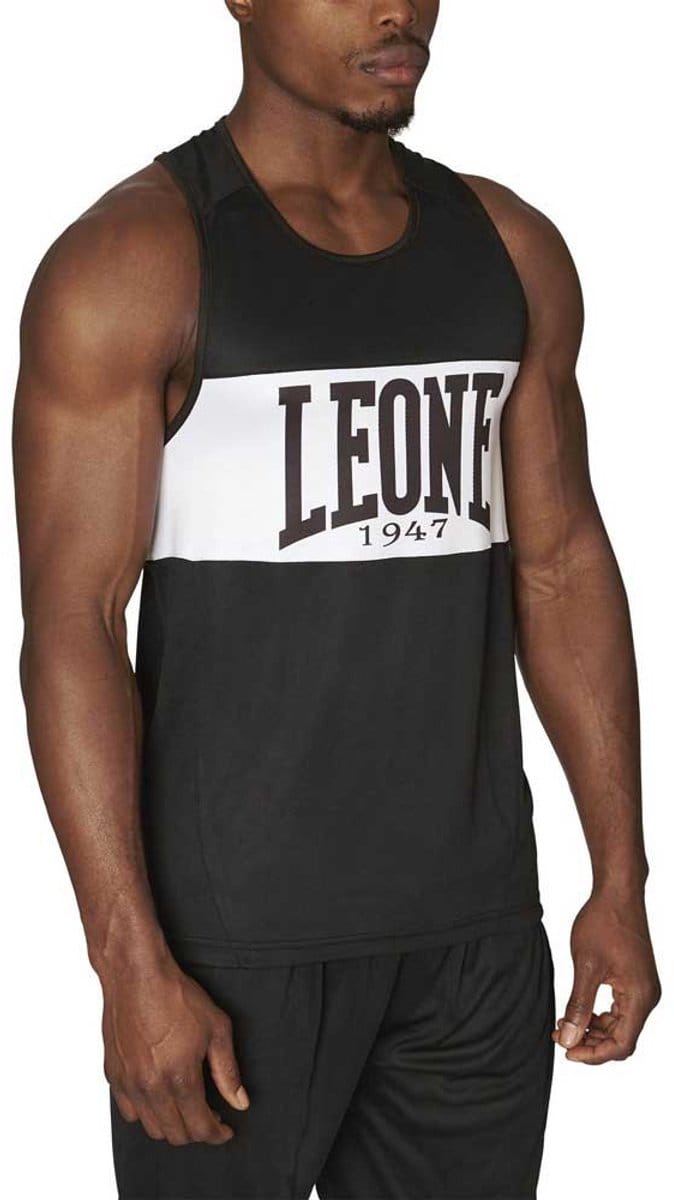 Leone1947 Boxing Mouwloos T-shirt Zwart L Man