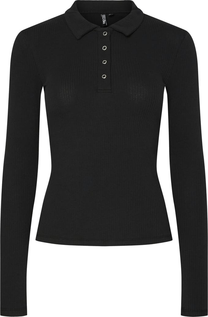 Pieces Polo met lange mouwen PCKITTE