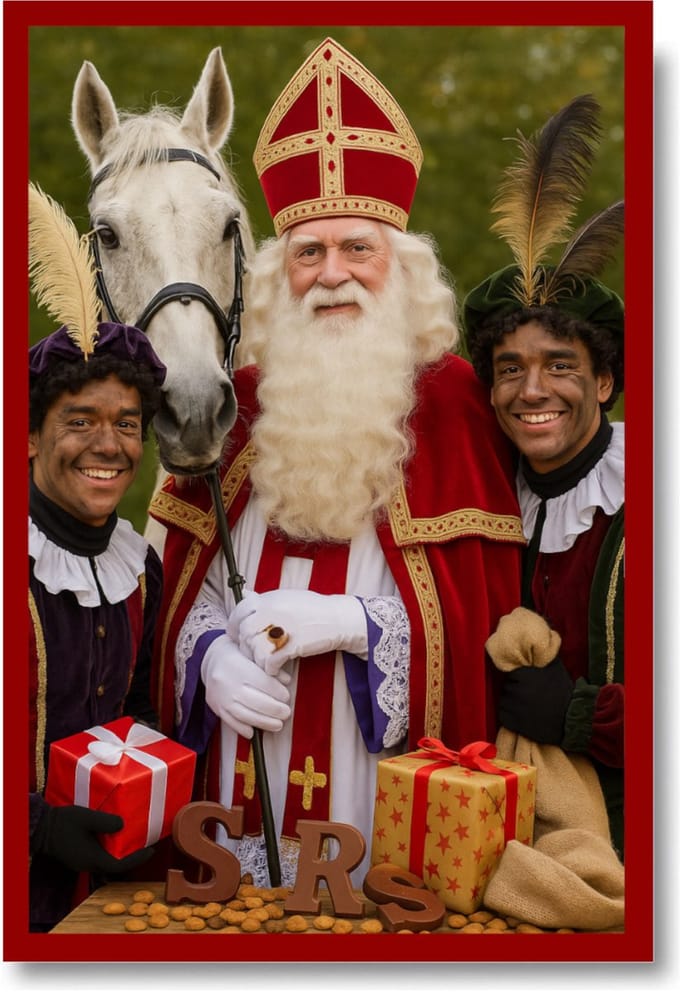 Sinterklaas Wenskaart - 12 kaarten