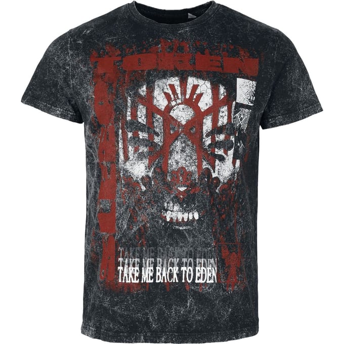 Sleep Token T-shirt - Collage - S tot M - voor Mannen - zwart-grijs