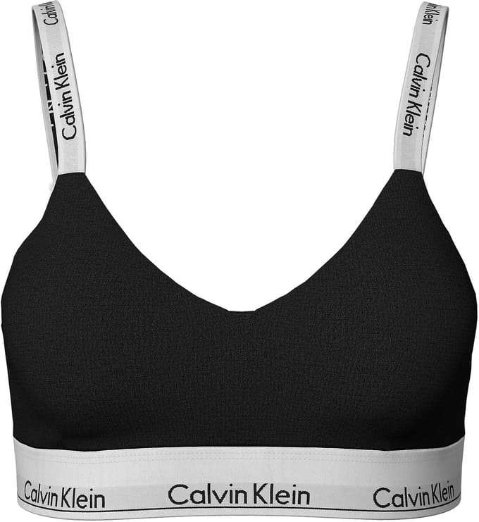 Calvin Klein dames Modern Cotton lightly lined bralette - bralette - zwart