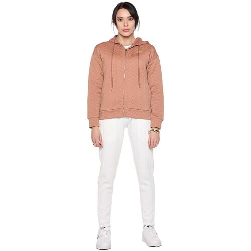 Capuchon sweaters Leone 1947 Woman Bonded Hoody Relaxed
