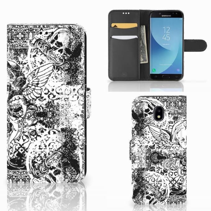 Telefoonhoesje met Naam Samsung Galaxy A30 Skulls Angel