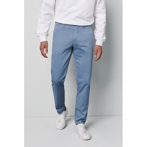 Meyer Broek M5 Organic Cotton Twill Comfort Stretch Licht Blauw / male