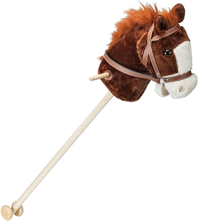 Johntoy Stokpaard Met Geluid Bruin