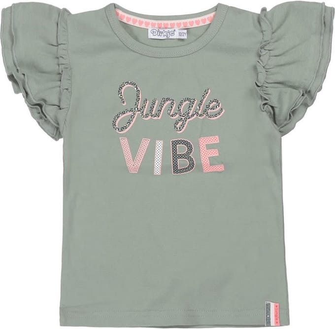 Dirkje V-JUNGLE Meisjes T-shirt - Maat 56
