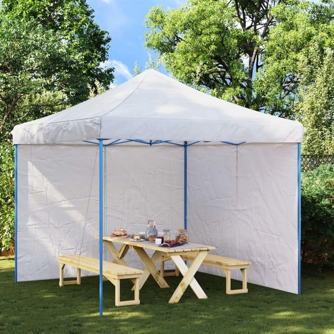 Tent Zijwanden - Feesttent Panelen - Buiten Bescherming - Met Rits - Wit