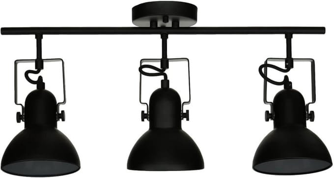 Licht-Erlebnisse - Dallas - Opbouwspot - E14 - van - Metaal - in - Zwart