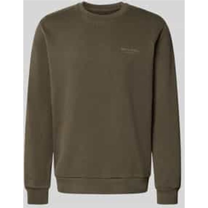 regular fit sweatshirt van puur katoen