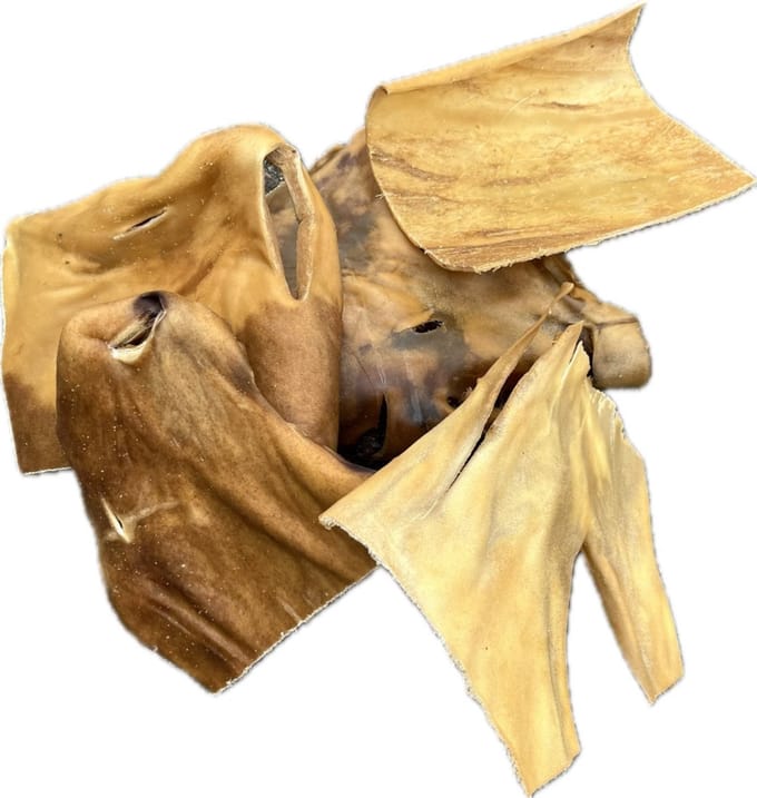 De Snackbark - paardenkophuidplaten 500 gram - hypoallergeen - grote snack