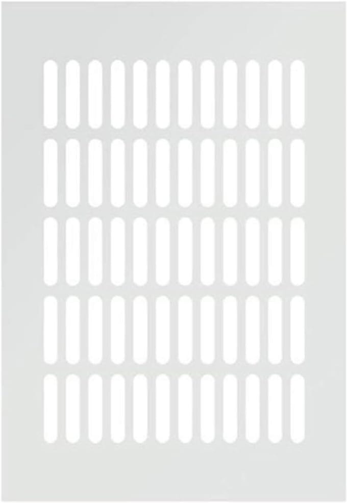 Ventilatierooster - Ontluchter - Kast Ventilatie - Aluminium Legering - 200x600mm - Mat