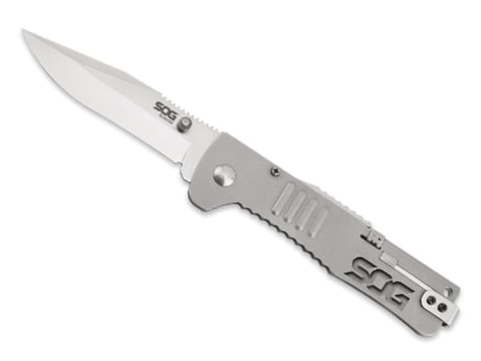 SOG Knives SlimJim Clampack Zakmes - Zilverkleurig