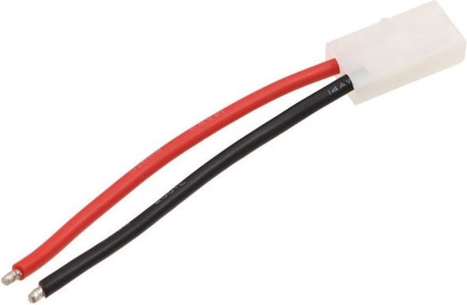 Tamiya Plug with 10cm Leads, Male Pololu 2173
