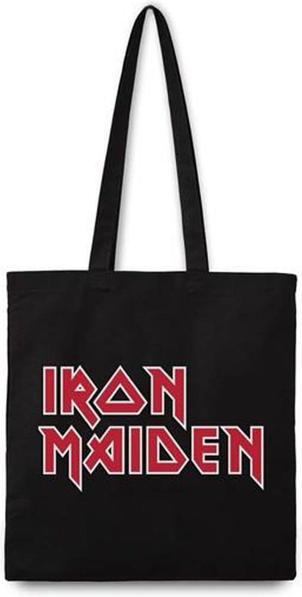Katoenen Tas Rocksax Iron Maiden